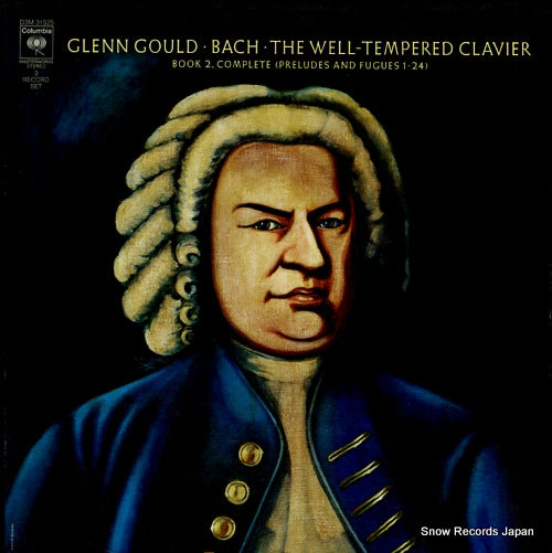 GOULD, GLENN bach; the well-tempered clavier book 2, complete D3M31525