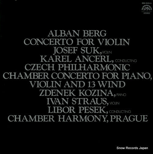 V/A berg; concerto for violin and orchestra OW-7610-S