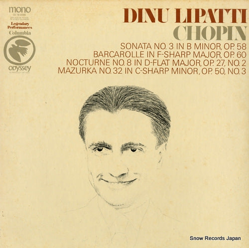 LIPATTI, DINU chopin; sonata no.3 in b minor, op.58 32160369