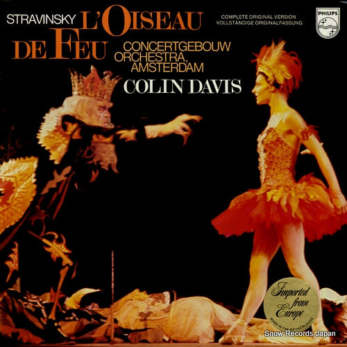 DAVIS, COLIN stravinsky; l'oiseau de feu 9500637