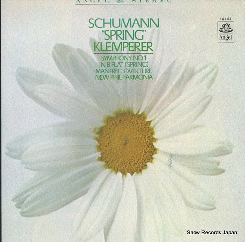 KLEMPERER, OTTO schumann; spring/manfred S36353