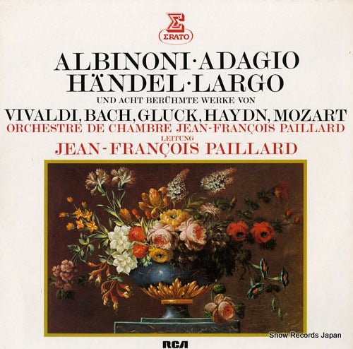 PAILLARD, JEAN-FRANCOIS albinoni/adagio/handel/largo ZL30509