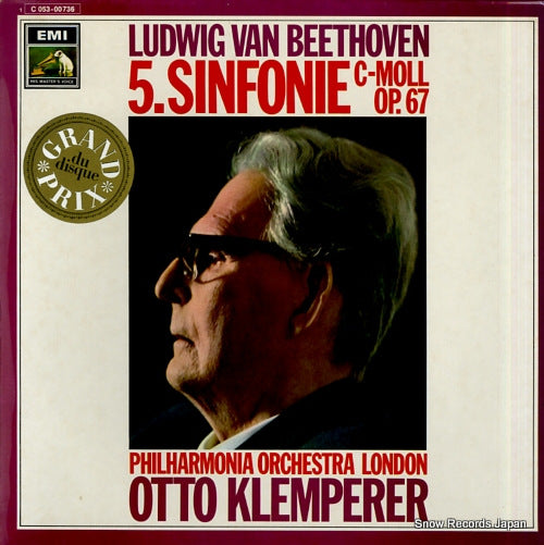 KLEMPERER, OTTO beethoven; 5. sinfonie c-moll op.67 1C053-00736