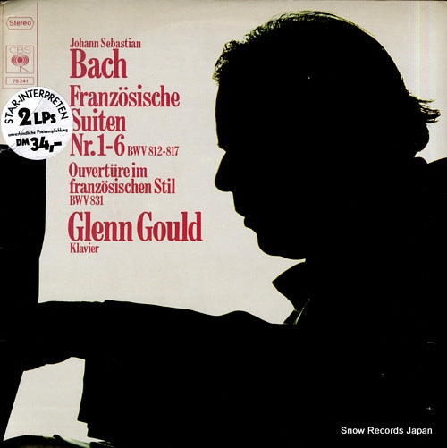 GOULD, GLENN bach; franzosische suiten nr.1-6 CBS78241