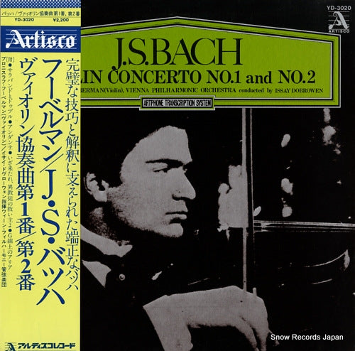 HUBERMAN, BRONISLAW bach; violon concerto no.1/no.2 YD-3020