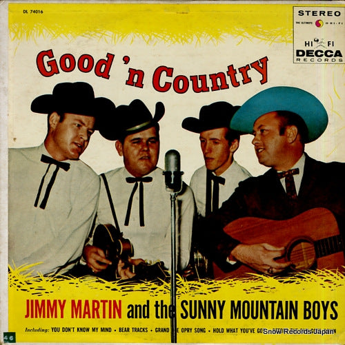MARTIN, JIMMY good'n country DL74016