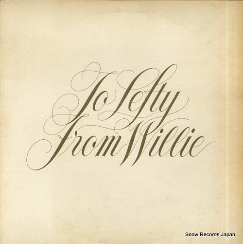 NELSON, WILLIE to lefty from willie 25AP594