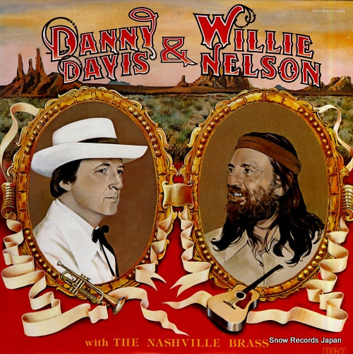 DAVIS, DANNY, AND WILLIE NELSON danny davis & willie nelson with the nashville brass AHL1-3549