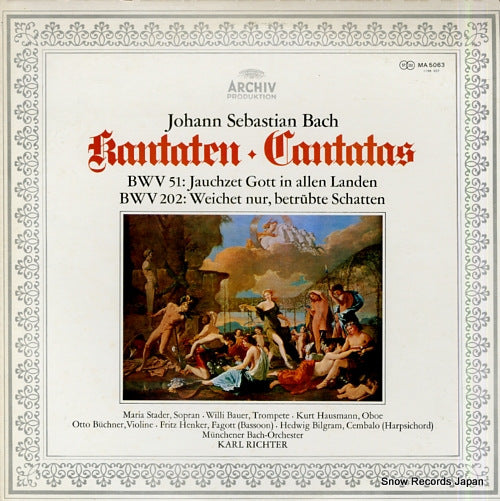 RICHTER, KARL bach; cantatas bwv51, bwv202 MA5063