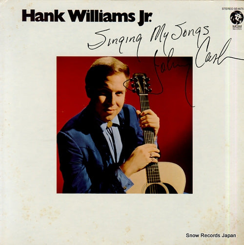 WILLIAMS, HANK, JR. singing my songs johnny cash SE4675