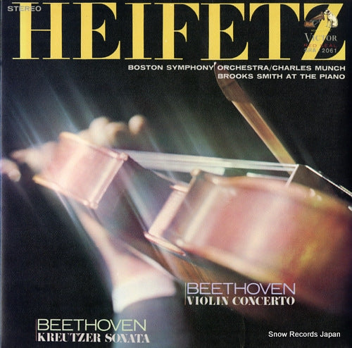 HEIFETZ, JASCHA beethoven; violoin concerto, kreutzer SRA-2061