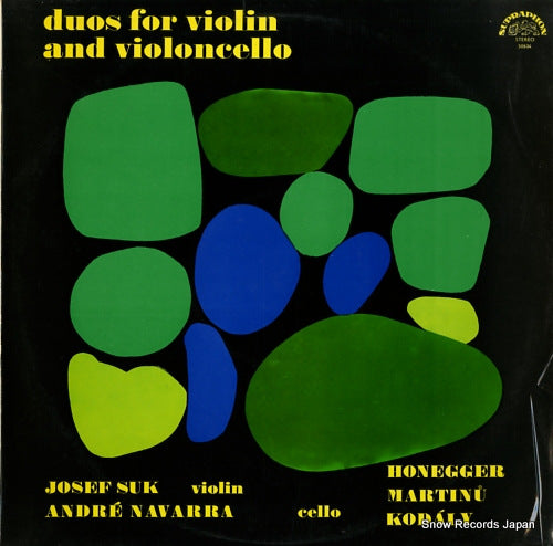 SUK, JOSEF / ANDRE NAVARRA duos for violin and violoncello 50634