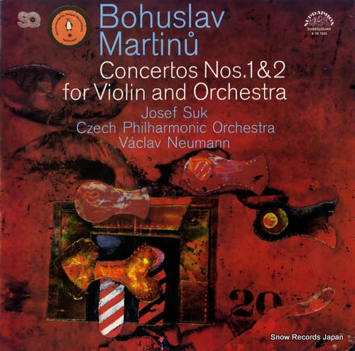 SUK, JOSEF martinu; concertos nos.1&2 for violin and orchestra 4101535