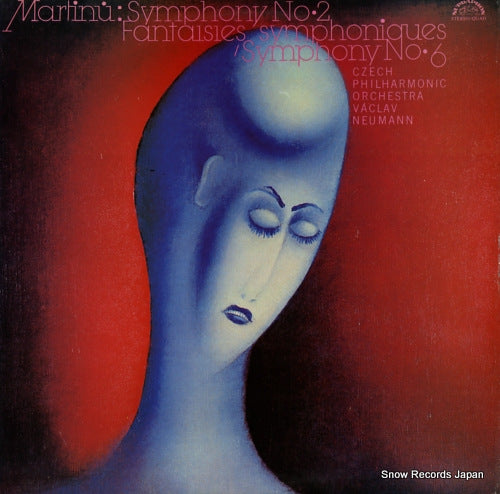 NEUMANN, VACLAV martinu; symphony no.2/fantaisies symphoniques SUP2096