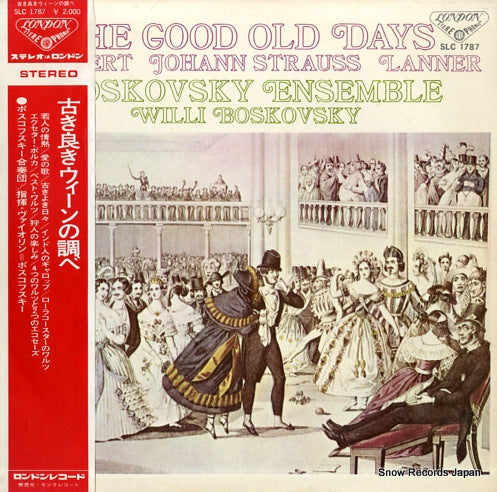 BOSKOVSKY, WILLI the good old days SLC1787