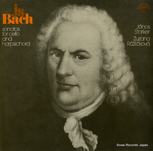 STARKER, JANOS, AND ZUZANA RUZICKOVA bach; sonatas for cello and harpsichord 11112485
