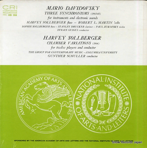 V/A davidovsky; three synchronisms CRI204