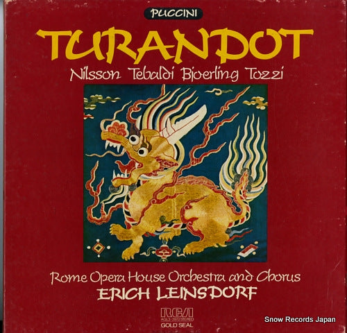 LEINSDORF, ERICH puccini; turandot AGL3-3970