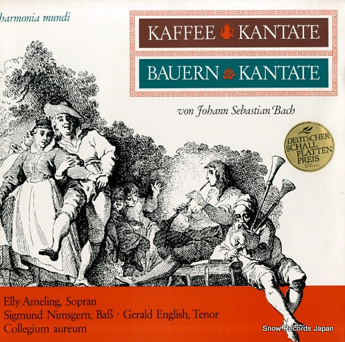 COLLEGIUM AUREUM bach; kaffee-kantate/bauern-kantate HMS30842