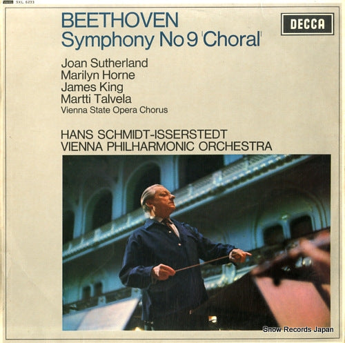 SCHMIDT-ISSERSTEDT, HANS beethoven; symphony no.9 "choral" SXL6233