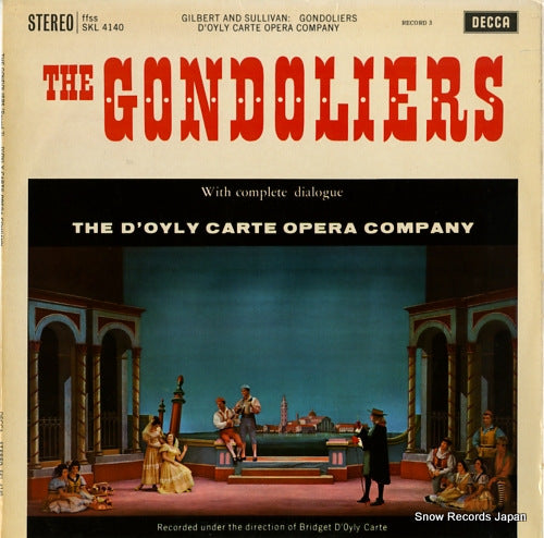 GODFREY, ISIDORE the gondoliers (record 3) SKL4140