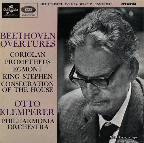 KLEMPERER, OTTO beethoven; overtures 33CX1930