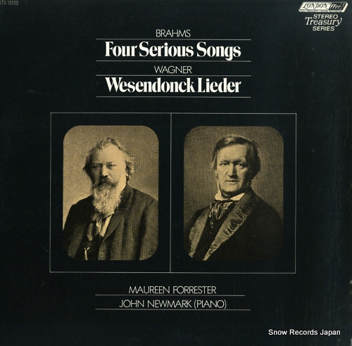 NEWMARK, JOHN brahms; four serious songs STS15113