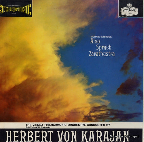 KARAJAN, HERBERT VON strauss; also aprach zarathustra CS6129