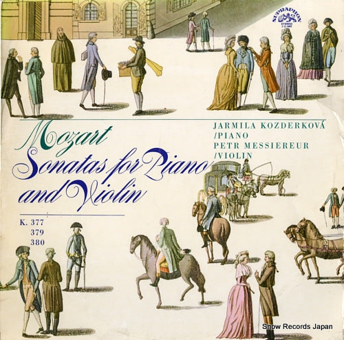 MESSIEREUR, PETR mozart; sonatas for piano and violin 1111007