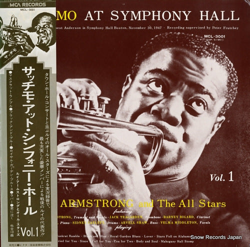 ARMSTRONG, LOUIS satchmo at symphony hall vil.1 MCL-3001