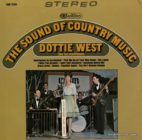 WEST, DOTTIE, AND THE HEARTACHES the sound of country music CAS-2155