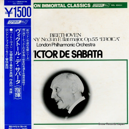 SABATA, VICTOR DE beethoven; symphony no.3 "eroica" SOL5043M