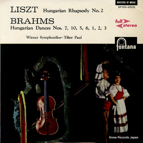 PAUL, TIBOR liszt; hungarian rhapsody no.2 SFON-6505
