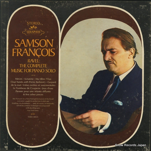 FRANCOIS, SAMSON ravel; the complete music for piano solo SIC-6046
