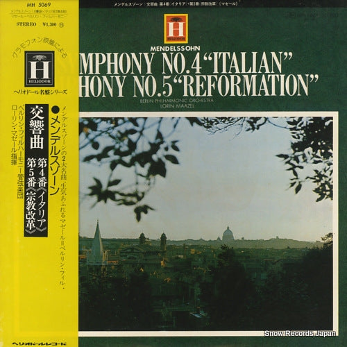 MAAZEL, LORIN mendelssohn; symphony no.4 "italian" & 5 "reformation" MH5069