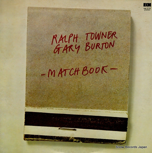 TOWNER, RALPH, AND GARY BURTON match book PAP-9164