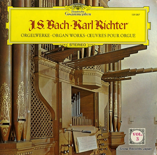 RICHTER, KARL bach; orgelwerke / organ works / oeuvres pour orgue 139387SLPM