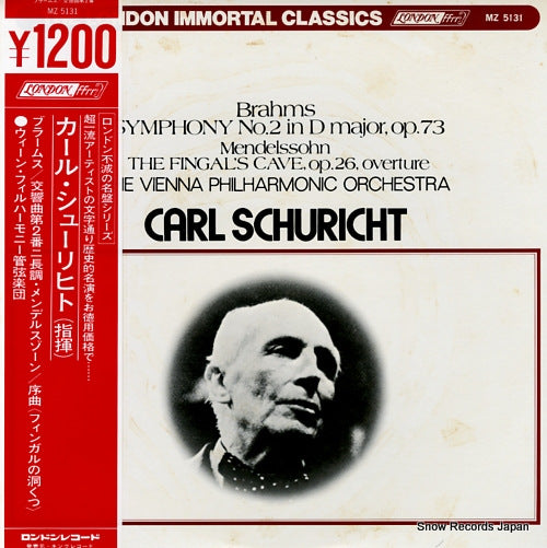 SCHURICHT, CARL brahms; symphonie no.2 in d major, op.73 MZ5131