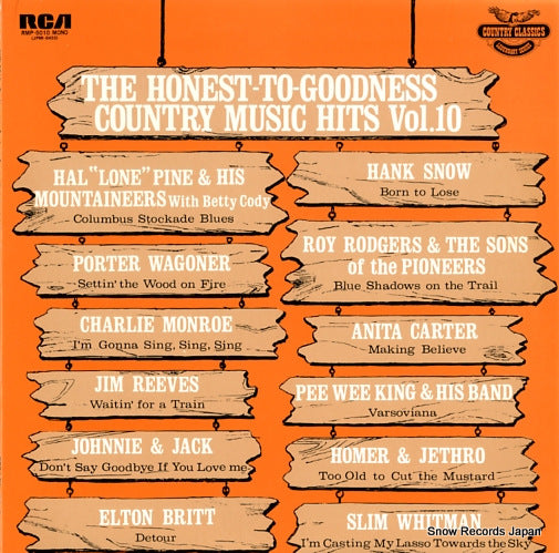 V/A the honest-to-goodness country music hits vol.10 RMP-5010