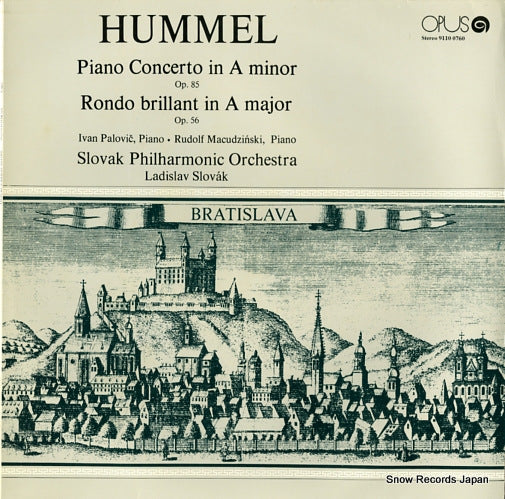 SLOVAK, LADISLAV hummel; piano concerto in a minor/rondo brillant in a major 91100760