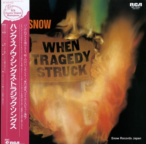 SNOW, HANK when tragedy struck RPL-2045