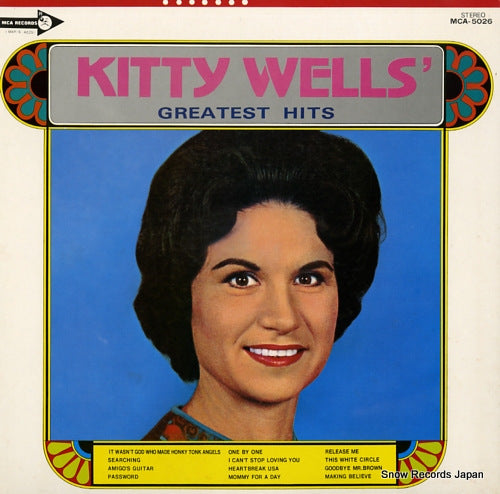 WELLS, KITTY kitty wells' greatest hits MCA-5026