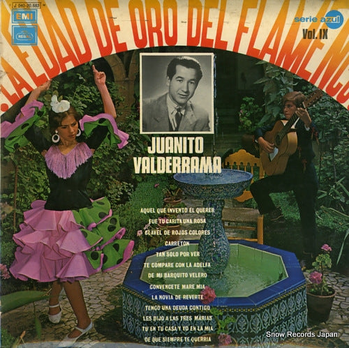 VALDERRAMA, JUANITO la edad de oro del flamenco vol.9 1J040-20.683M