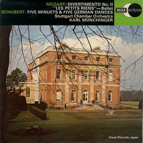 MUNCHINGER, KARL mozart; divertimento no.11 ECS687