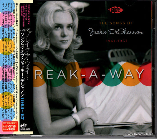 DESHANNON, JACKIE break-a-way (the song of jackie deshannon 1961-1967) CDCHD-1208/MSIG-0531
