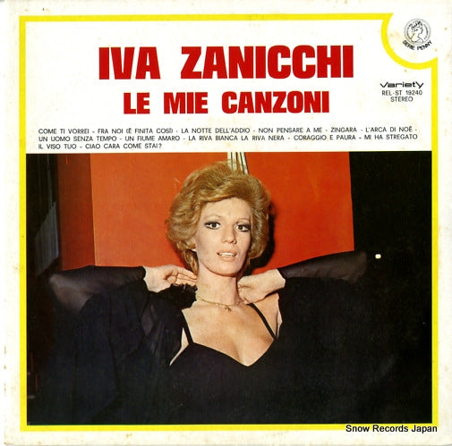 ZANICCHI, IVA le mie canzoni REL-ST19240