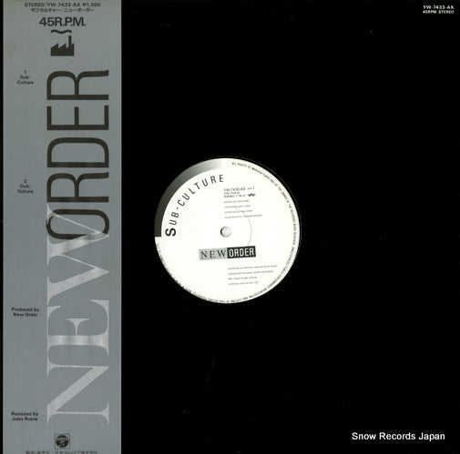 NEW ORDER sub - culture YW-7433-AX