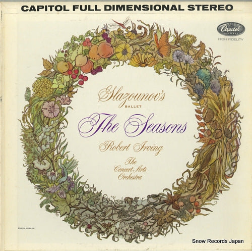 IRVING, ROBERT glazounov; the seasons SP8551