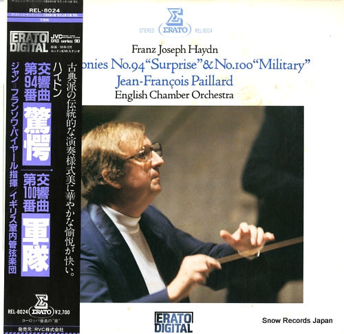 PAILLARD, JEAN-FRANCOIS haydn; symphonies no.94"surprise" & no.100"military" REL-8024
