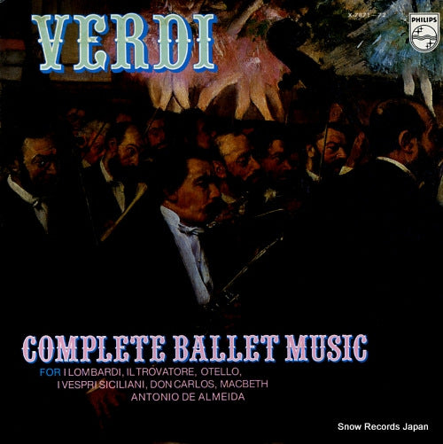 ALMEIDA, ANTONIO DE verdi; complete ballet music X-7871